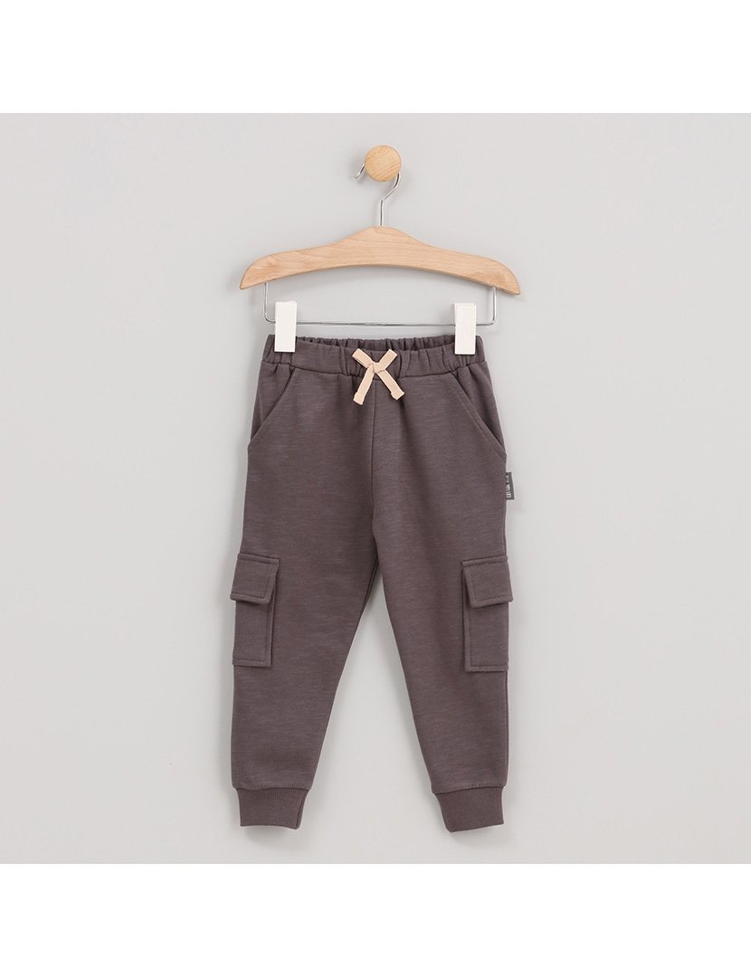 Calças de Fato Treino Menino Cosmos Cinzento