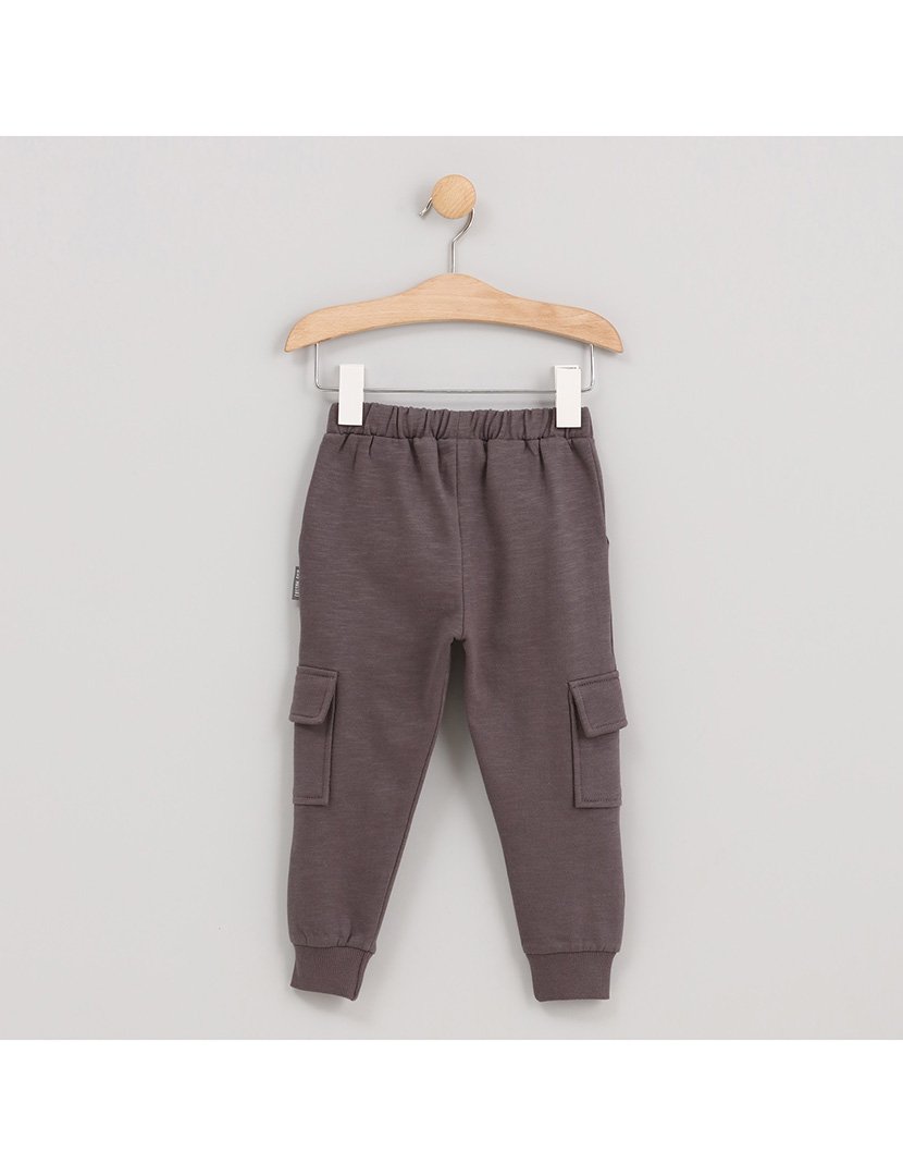 Calças de Fato Treino Menino Cosmos Cinzento