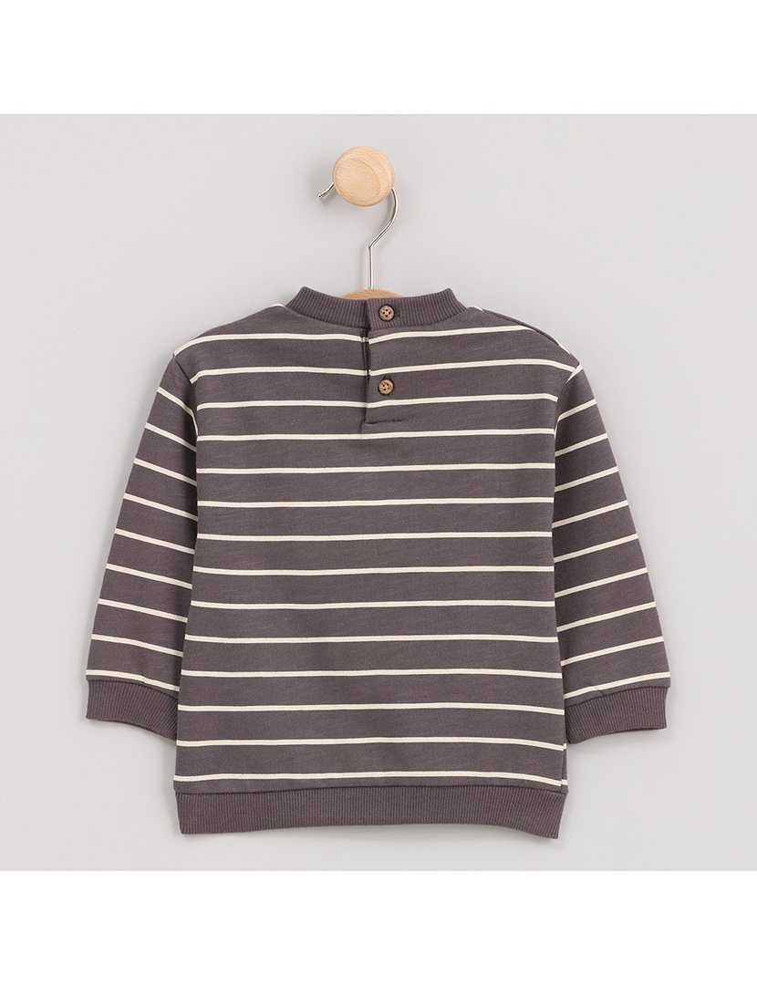 Sweatshirt Menino Listrada Cosmos Cinzento