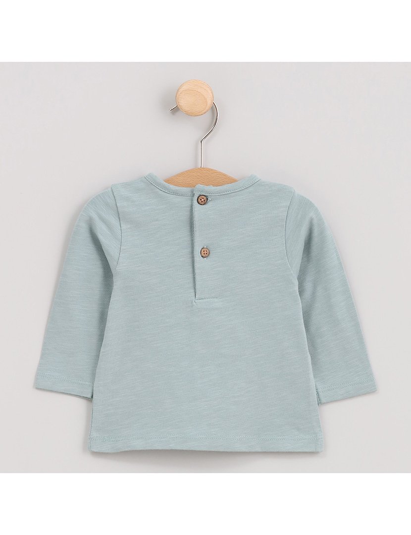 Camisola Menino com Estampa Girafa Jungle Verde