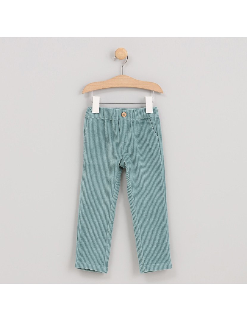 Calças de Veludo Menino Jungle Verde