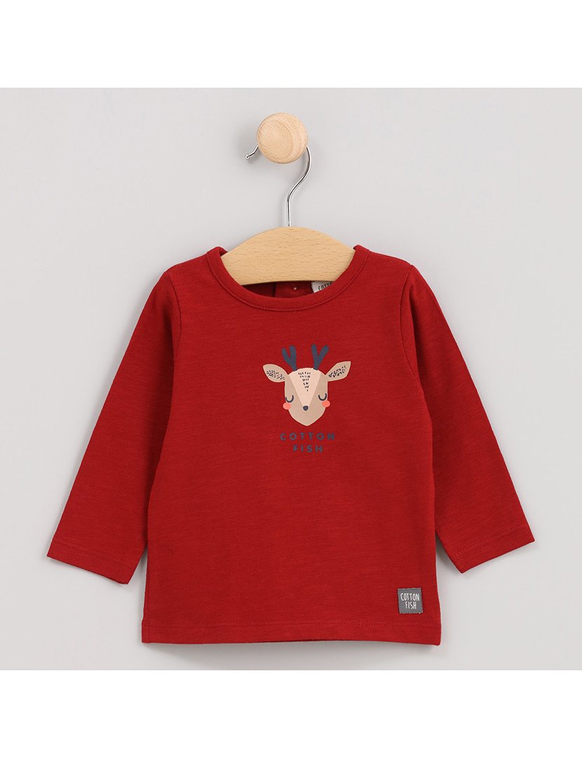 Camisola Menino Xristmas Vermelho