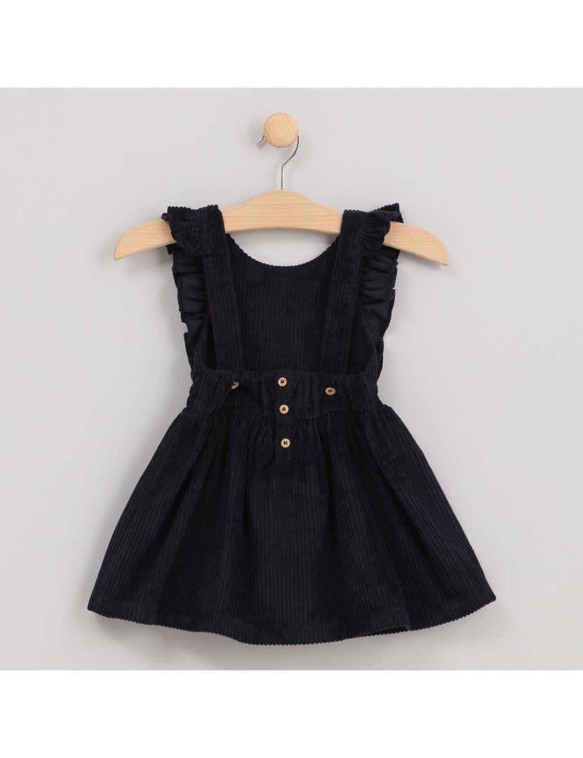 Vestido de Veludo Menina Xristmas Azul