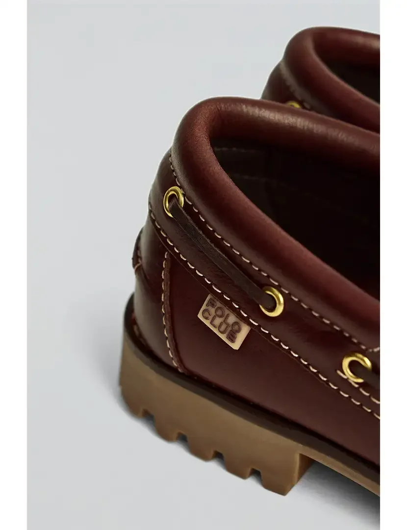 Sapato náutico Oliver castanho