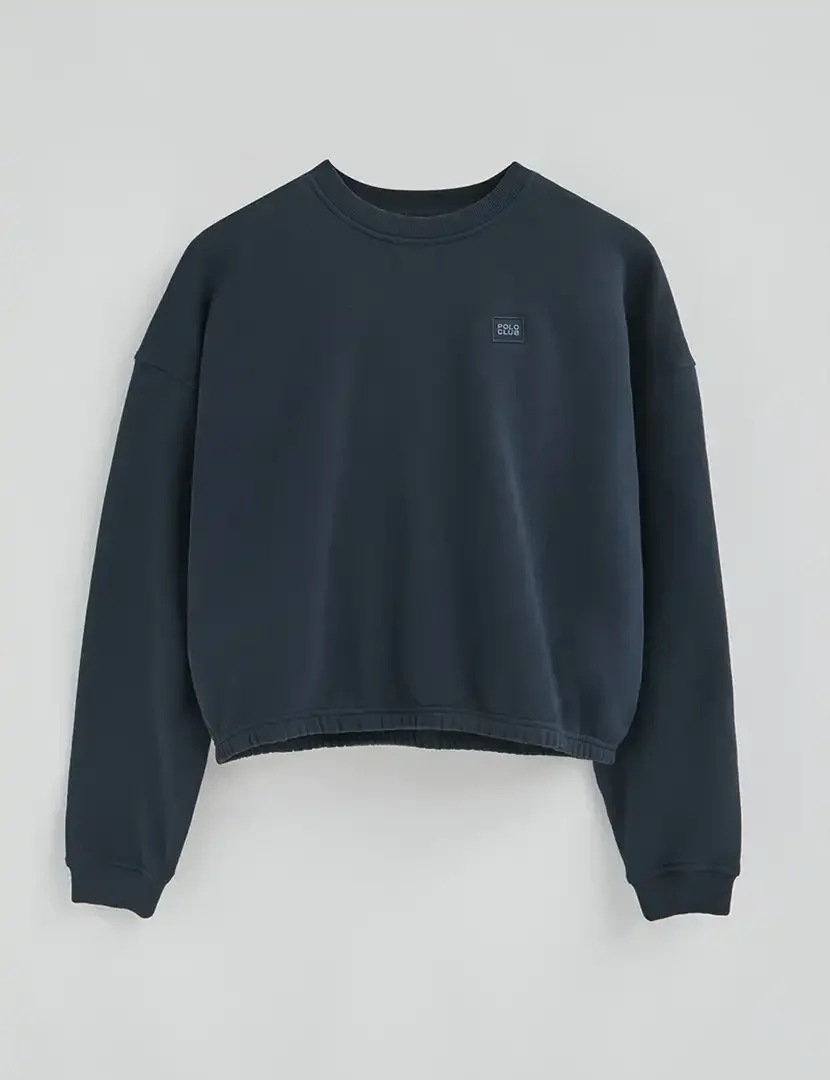 Sweatshirt Senhora Azul marinho