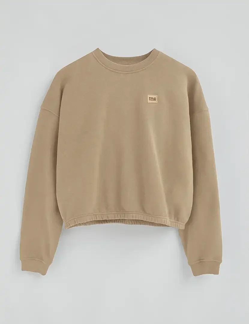 Sweatshirt Senhora Castanha Clara