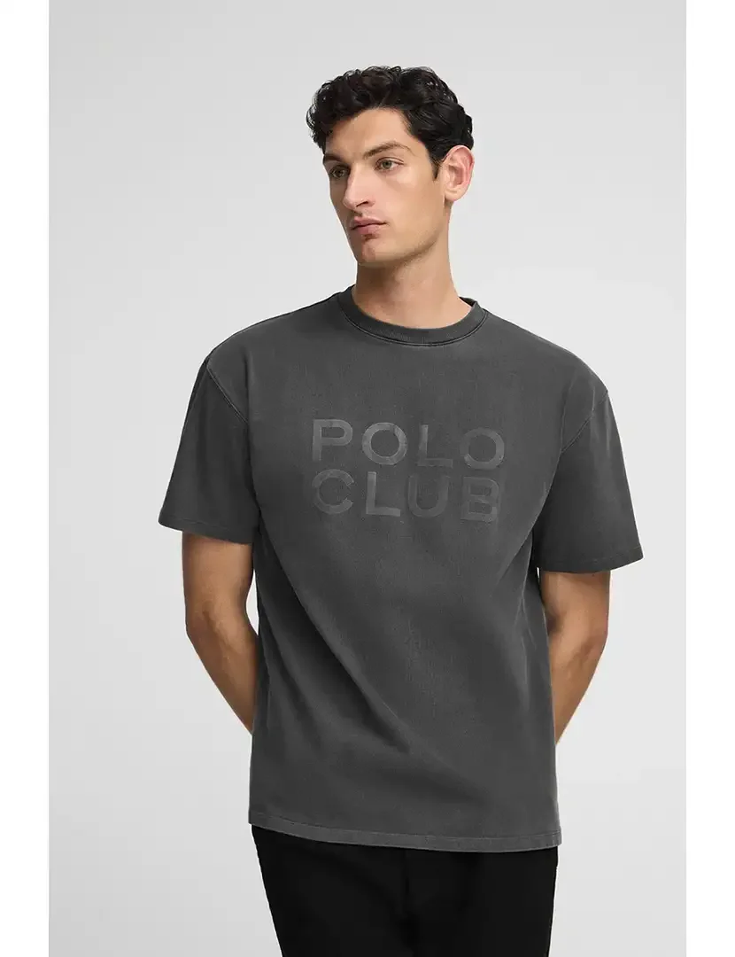 T-shirt Tarak cinzenta escura