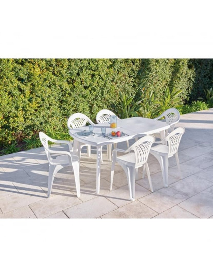 Mesa Atlantic Branco 170+55 cm