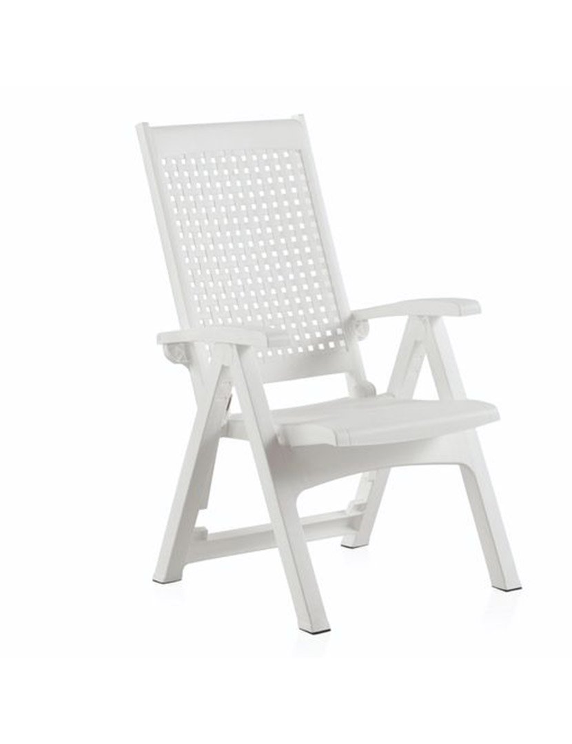 Cadeira Metal Multiposição Branco