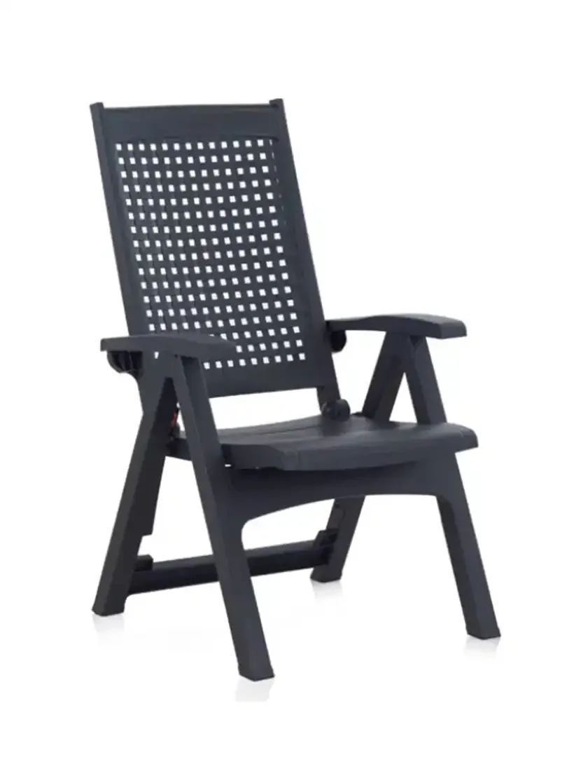 Cadeira Metal Multiposição Antracite