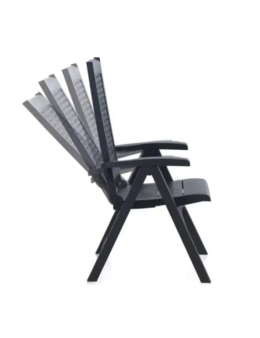 Cadeira Metal Multiposição Antracite