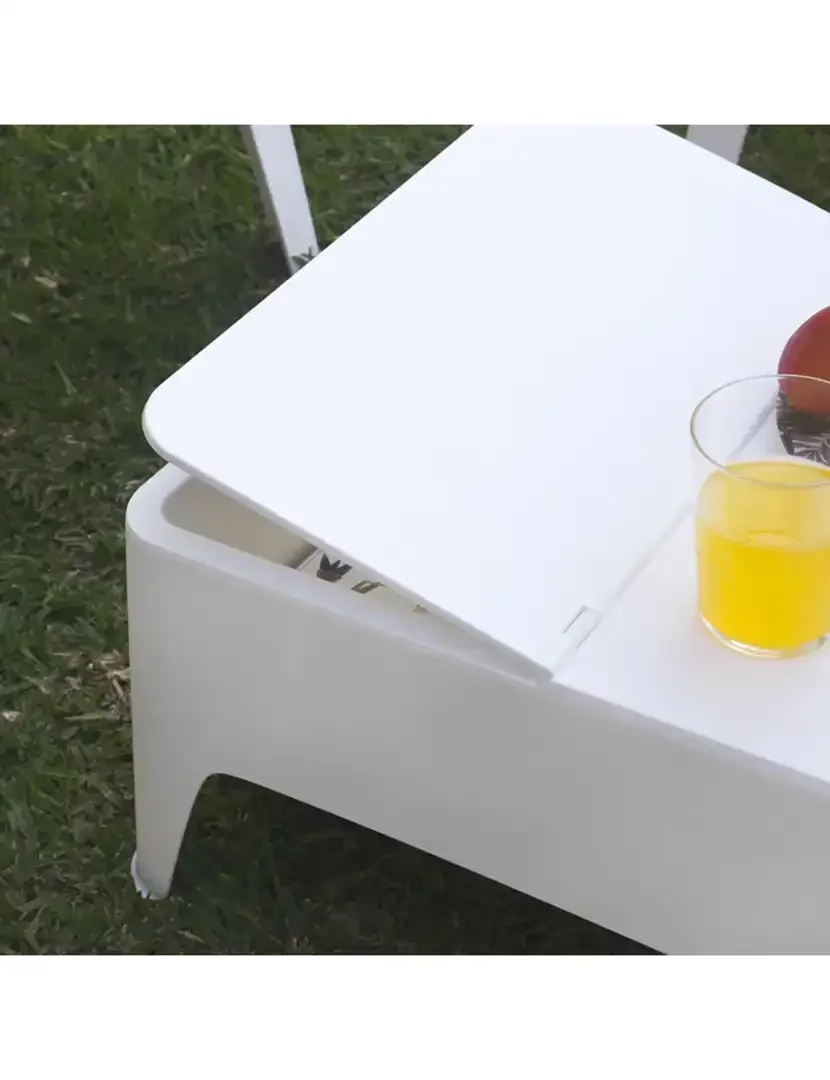 Mesa c/ Arrumação Alaska Branco