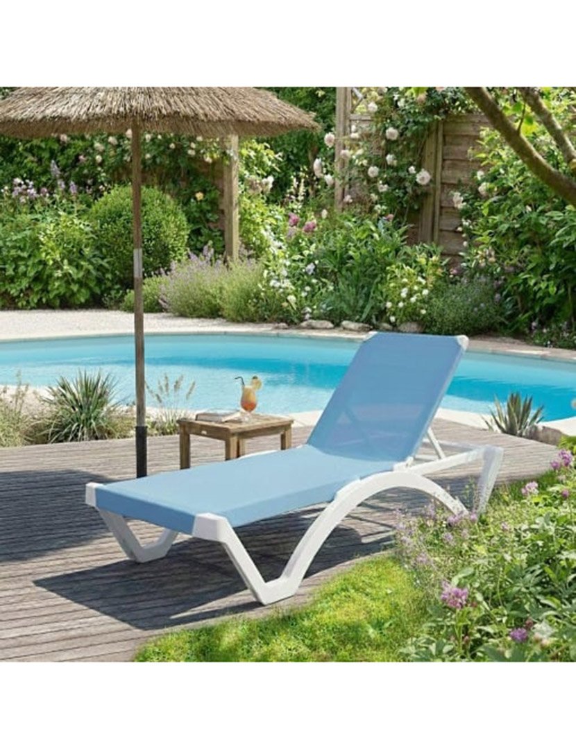 Espreguiçadeira Mykonos Azul