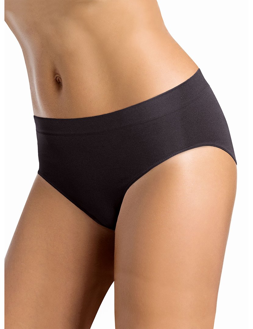 Pack 3 Cuecas Slip Midi Promo Preto