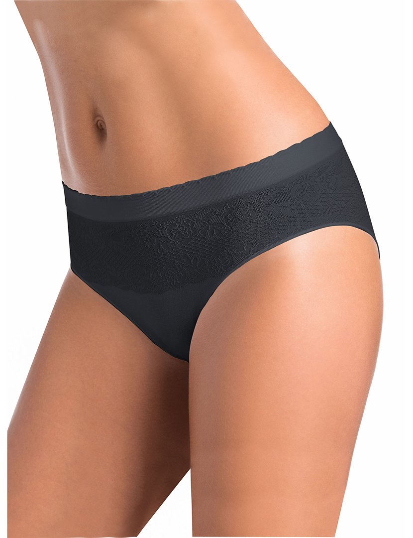 Cuecas Coleção efeito Seda Light Preto