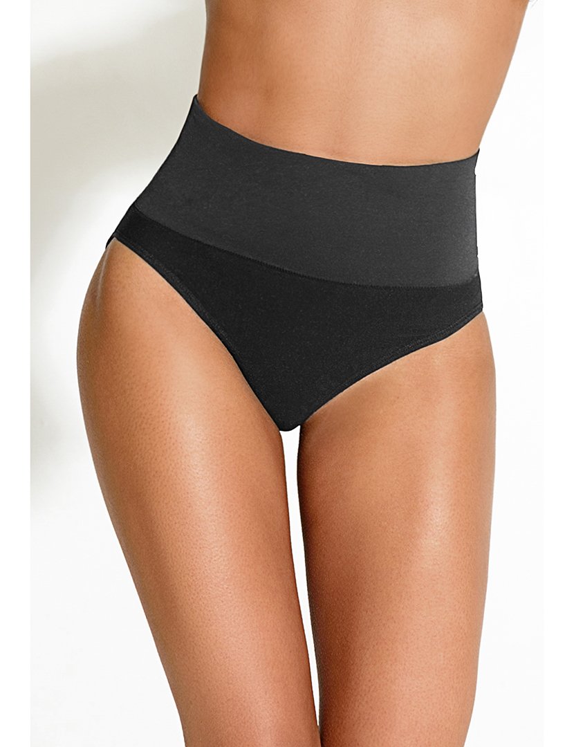 Slip Midi Barriga Lisa Senhora Preto