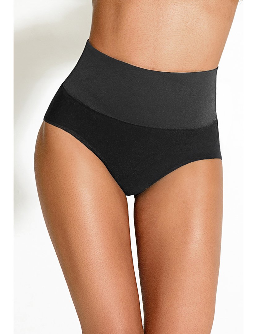 Culotte Barriga Lisa Senhora Preto
