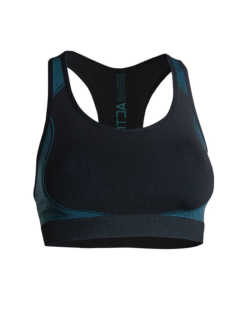 Top Desportivo Preto Azulado