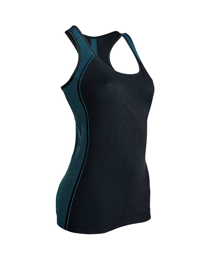 Top de Alças Preto Azulado