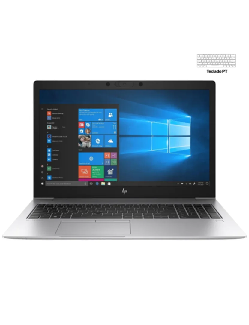Portáil HP 850 G6 15.6'' Core i5-8250U 8-Gen 8GB 256GB SSD Win 11 Pro Webcam Teclado PT