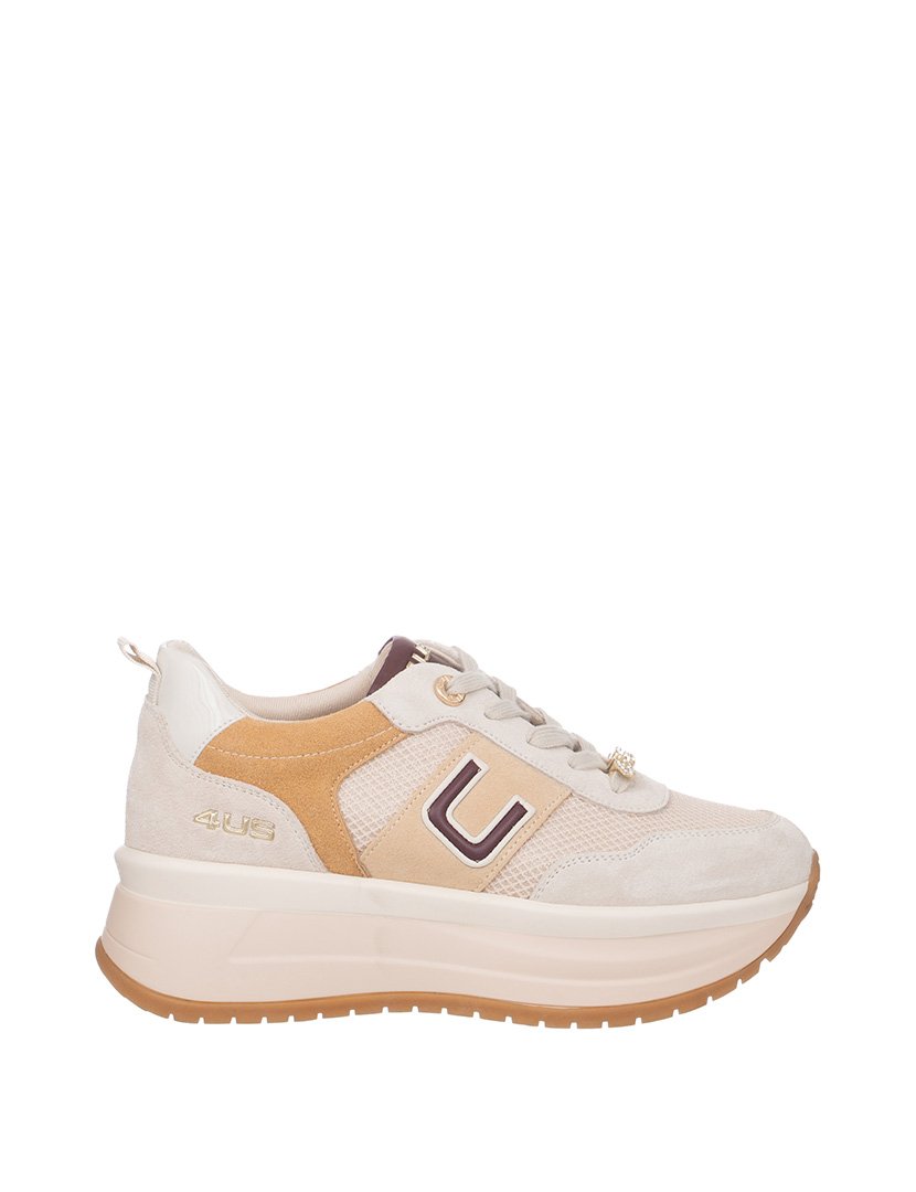 Ténis Senhora Camel Bege