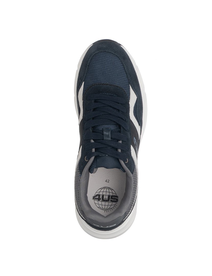 Ténis Homem Azul e Cinza