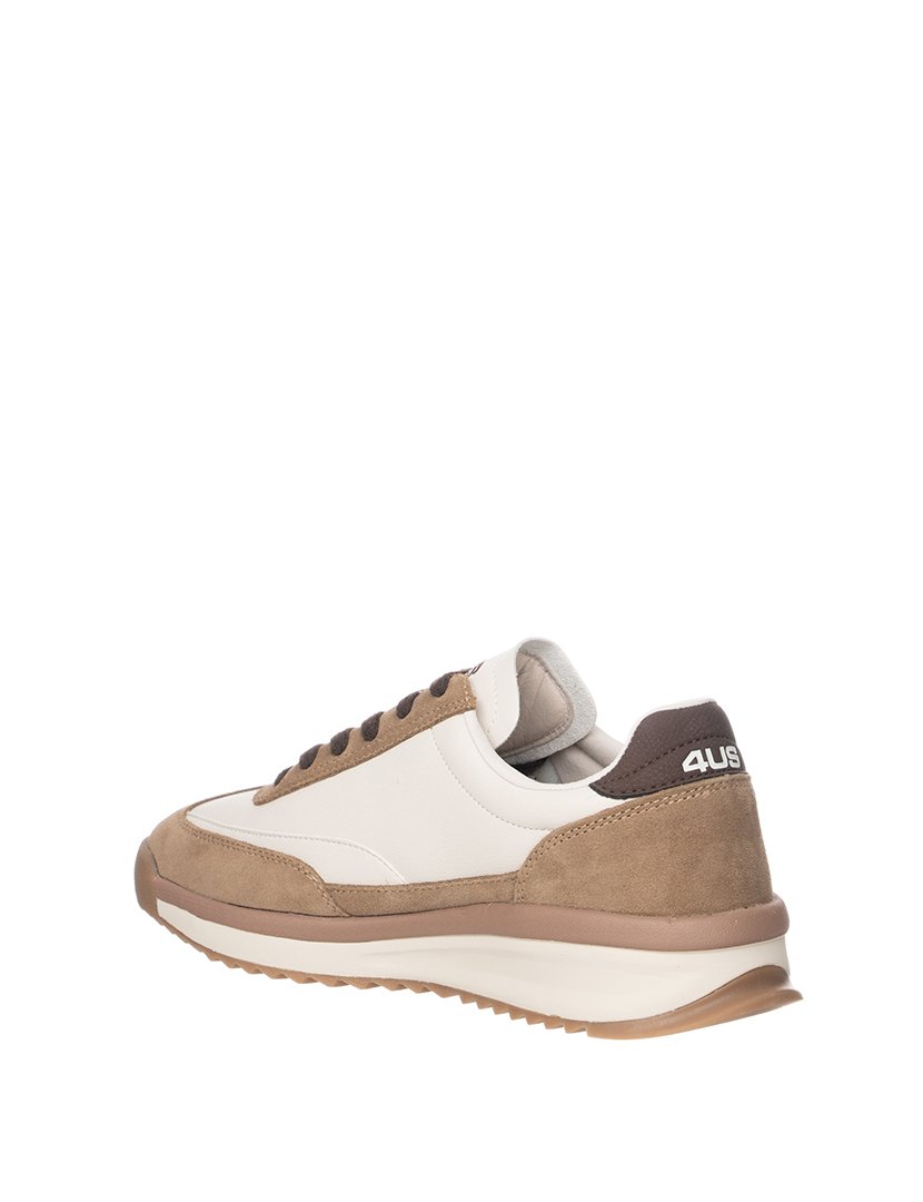 Ténis Homem Castanho e Bege