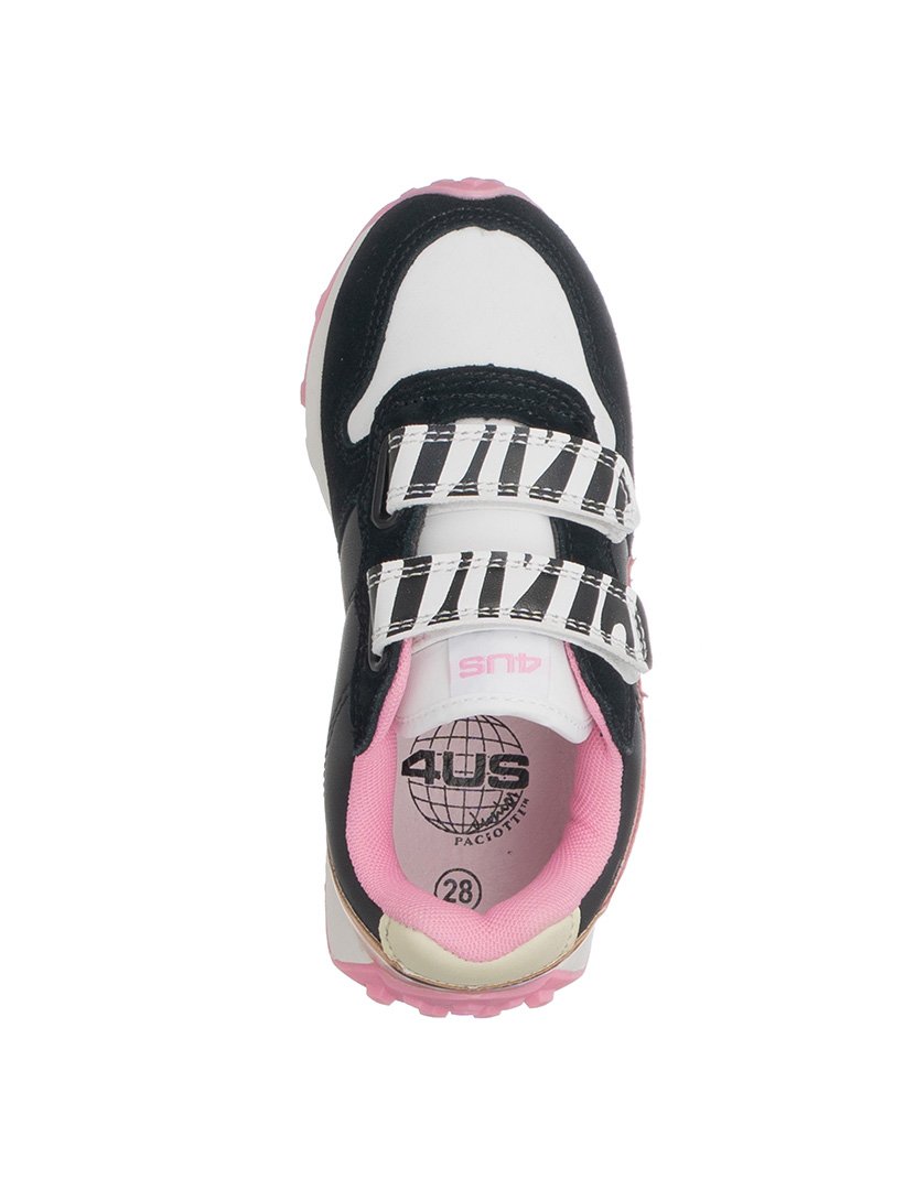 Ténis Criança Preto e Branco