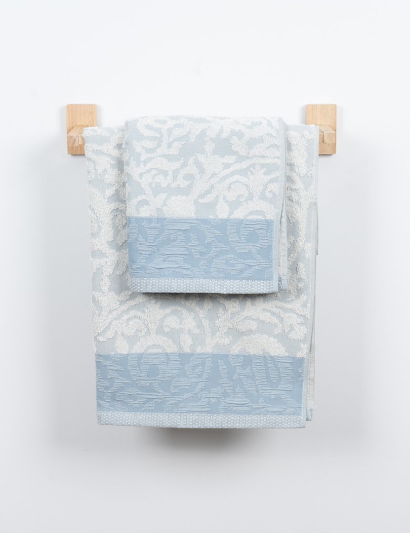 Conjunto 2 Toalhas WC Alecrim Azul