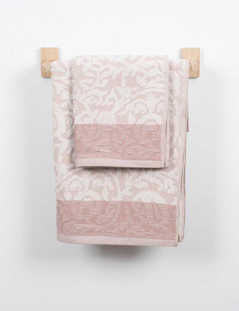 Conjunto 2 Toalhas WC Alecrim Rosa