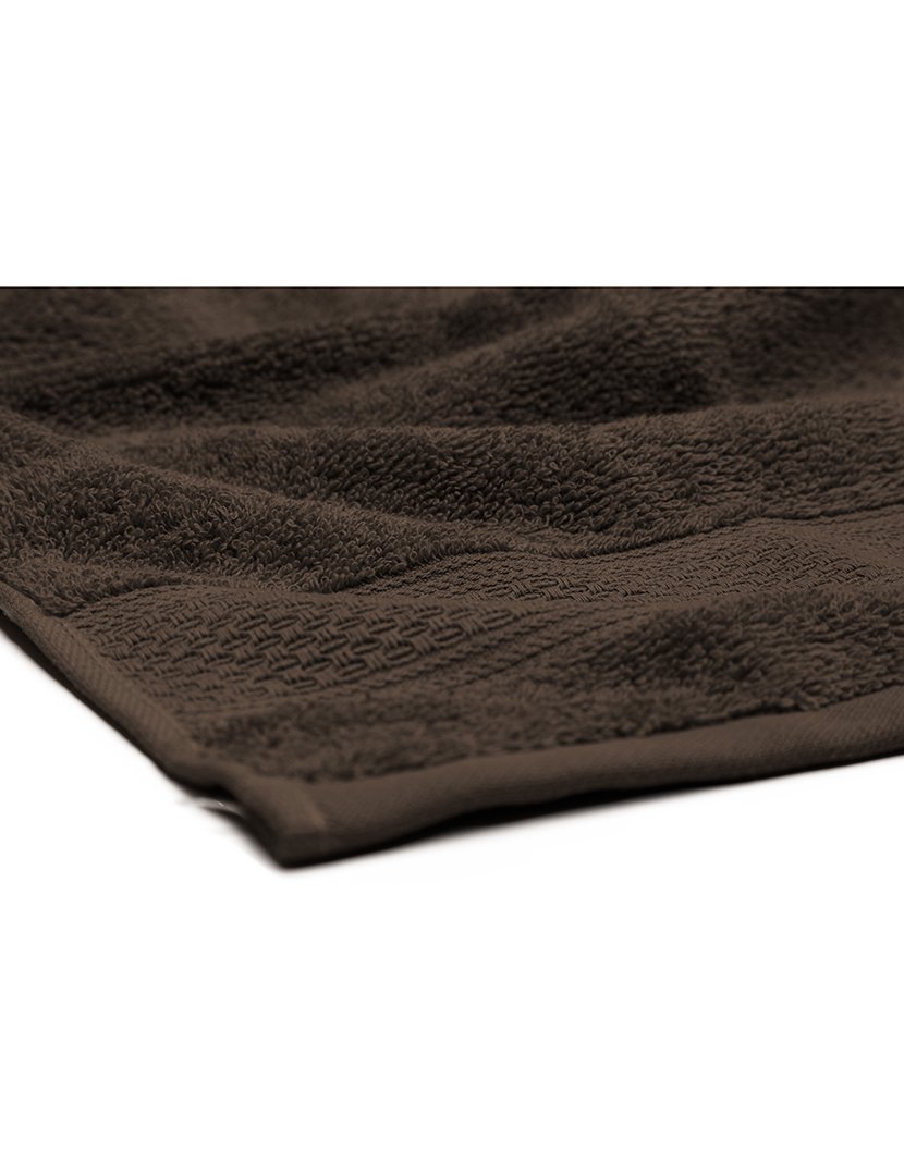 Conjunto 2 Toalhas WC Favos Castanho