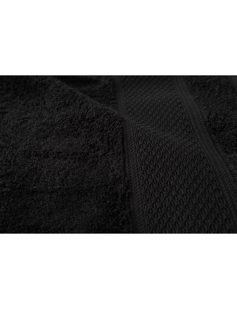 Conjunto 2 Toalhas WC Favos Preto