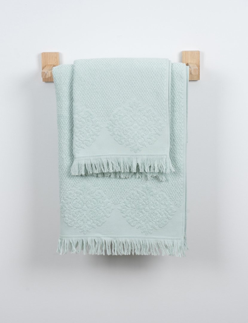 Conjunto 2 Toalhas WC Jasmine Verde