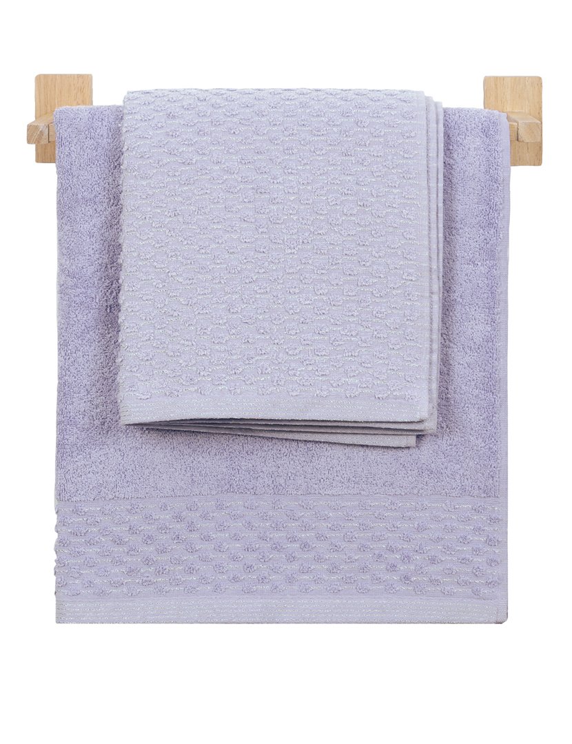 Conjunto 2 Toalhas WC Lavanda Lilás