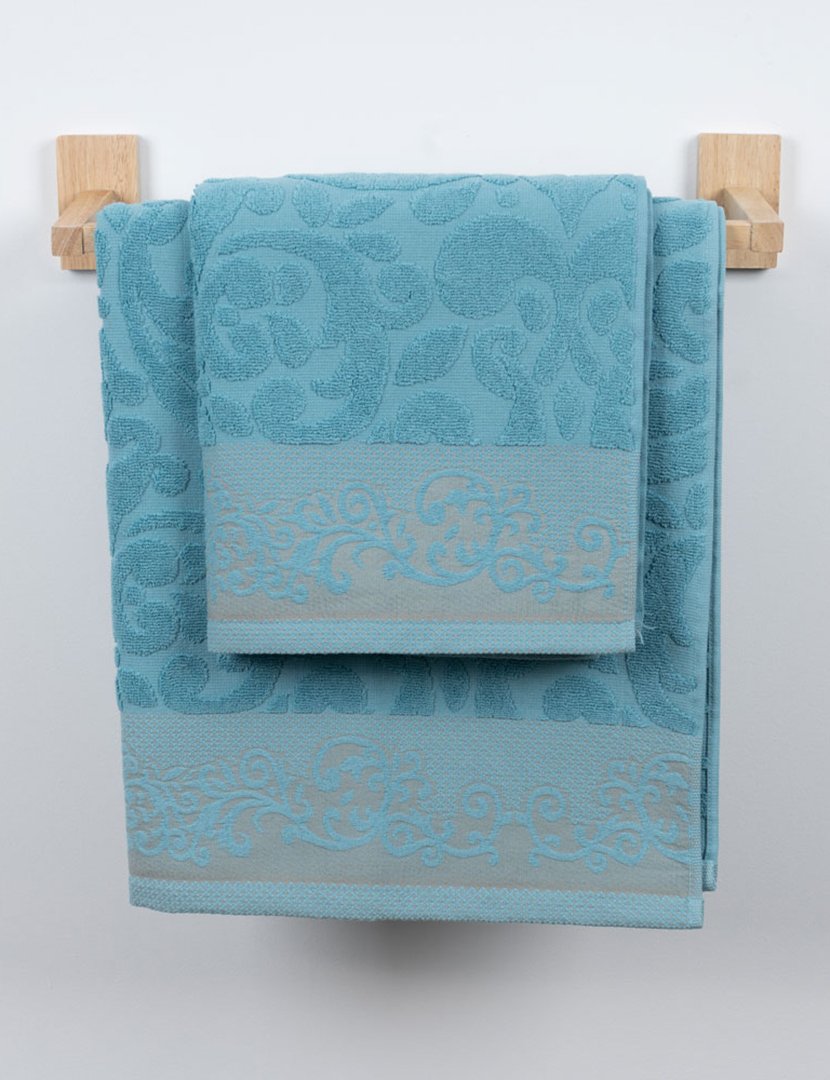 Conjunto 2 Toalhas WC Mulan Azul