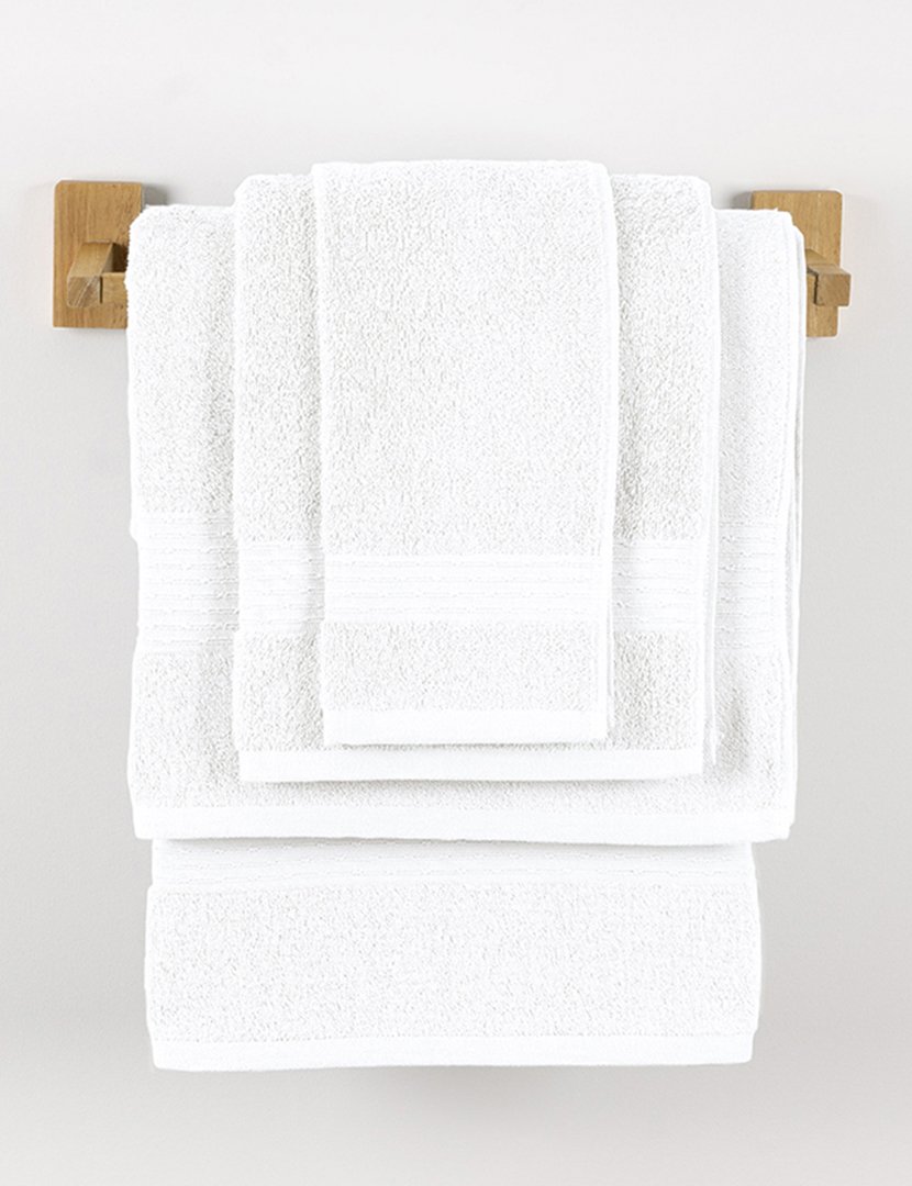 Conjunto 3 Toalhas WC Large Zen Branco