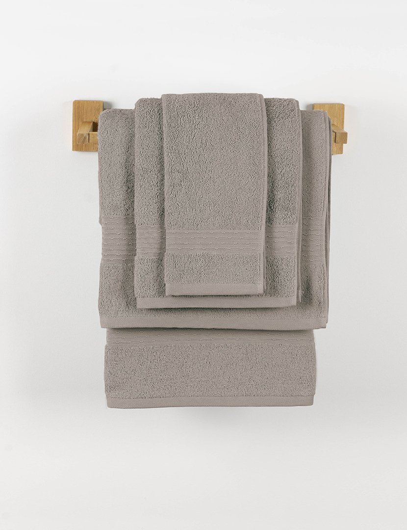 Conjunto 3 Toalhas WC Zen Taupe