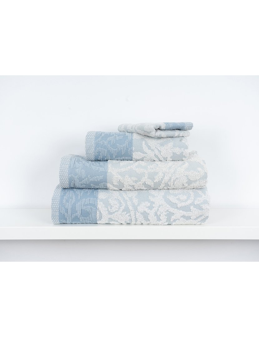 Conjunto 4 Toalhas WC Alecrim Azul