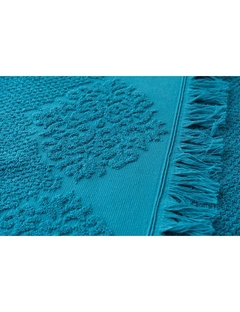 Conjunto 4 Toalhas WC Jasmine Petróleo