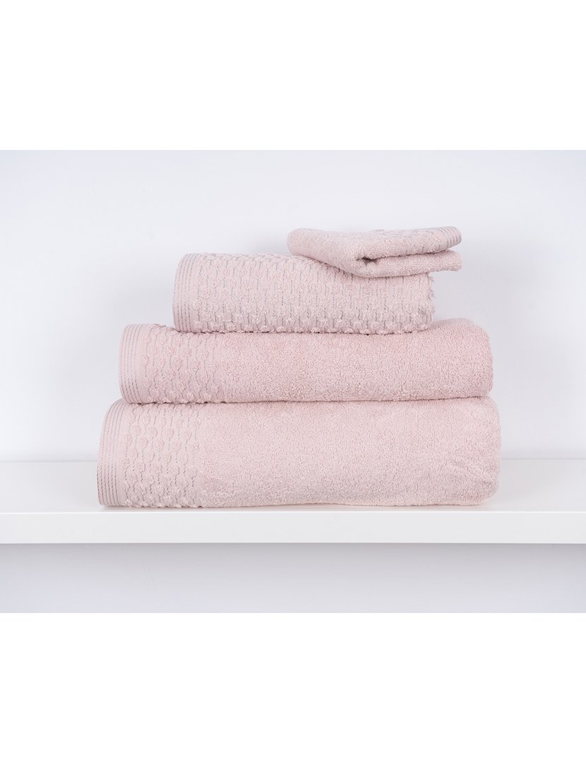 Conjunto 4 Toalhas WC Lavanda Rosa