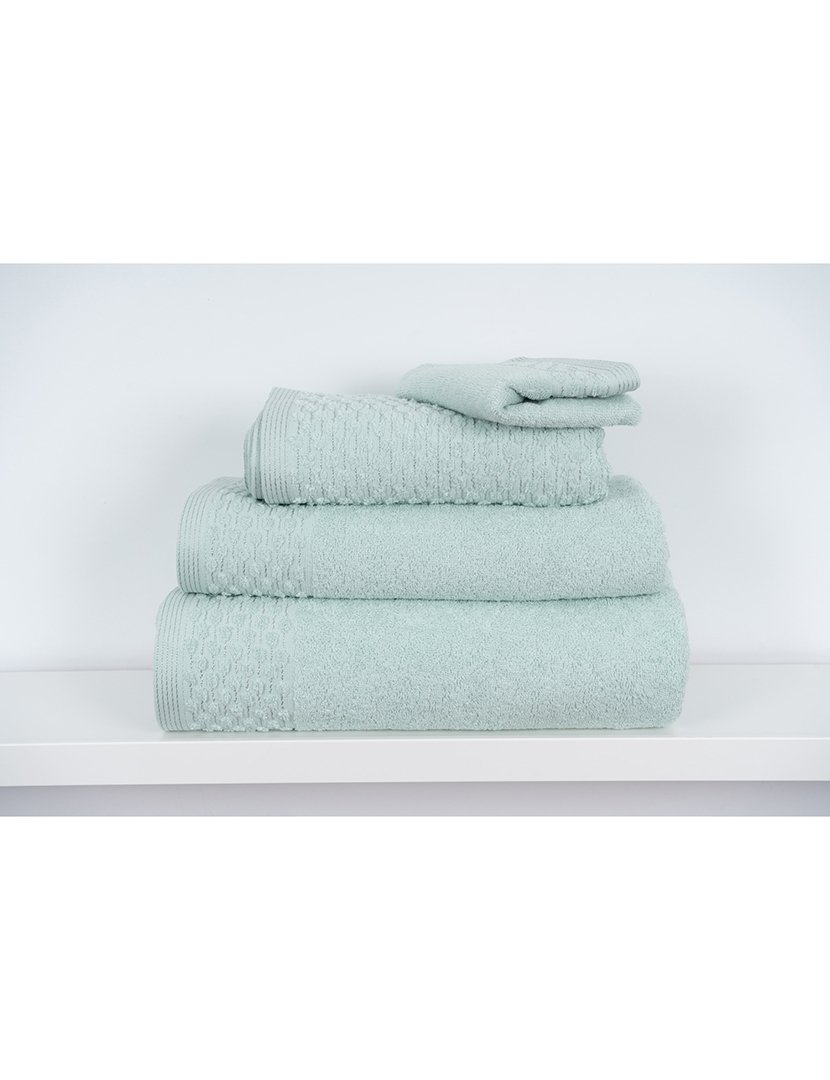 Conjunto 4 Toalhas WC Lavanda Verde