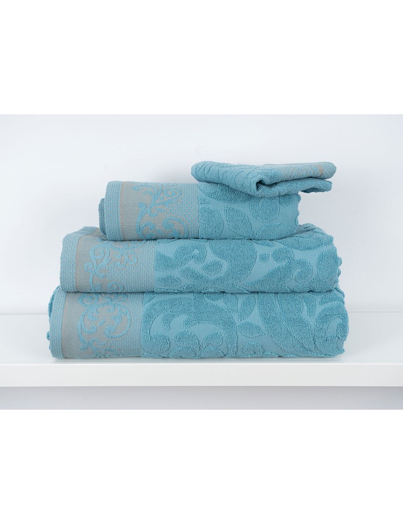 Conjunto 4 Toalhas WC Mulan Azul