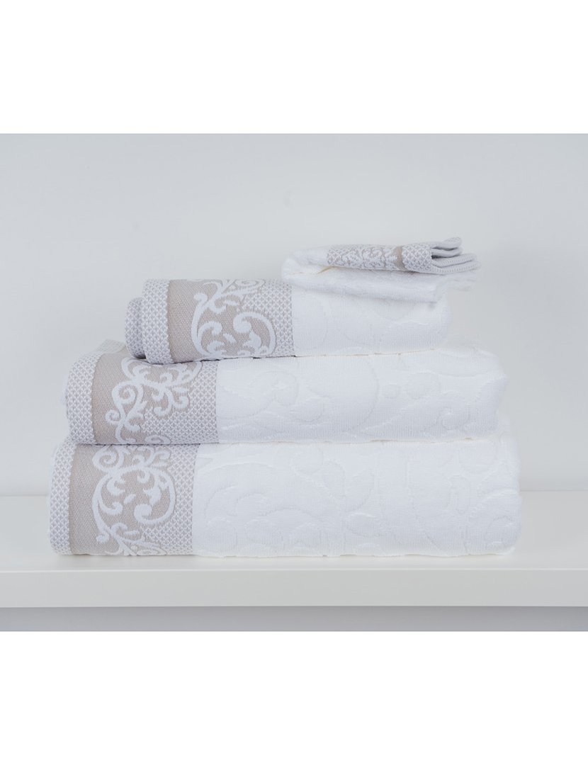 Conjunto 4 Toalhas WC Mulan Branco