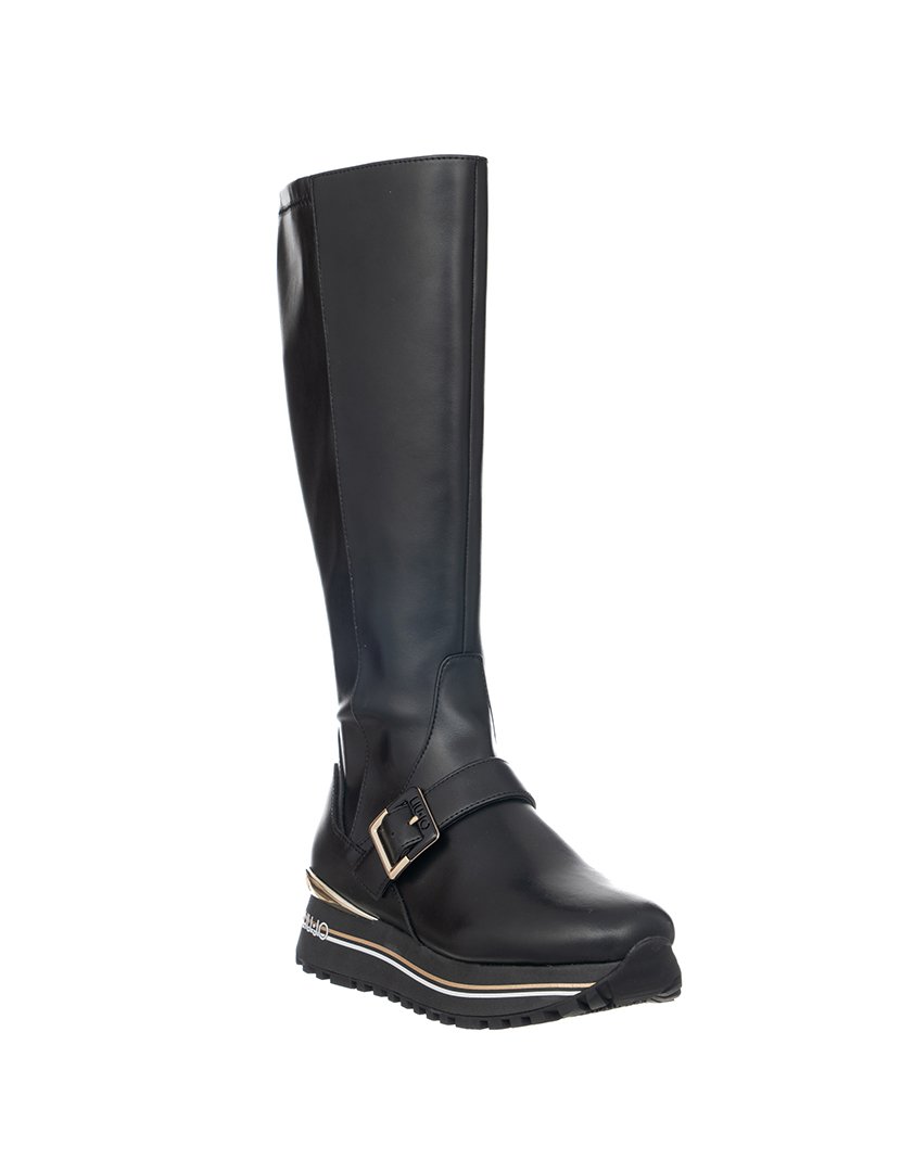 Botas Cano Alto Senhora Preto