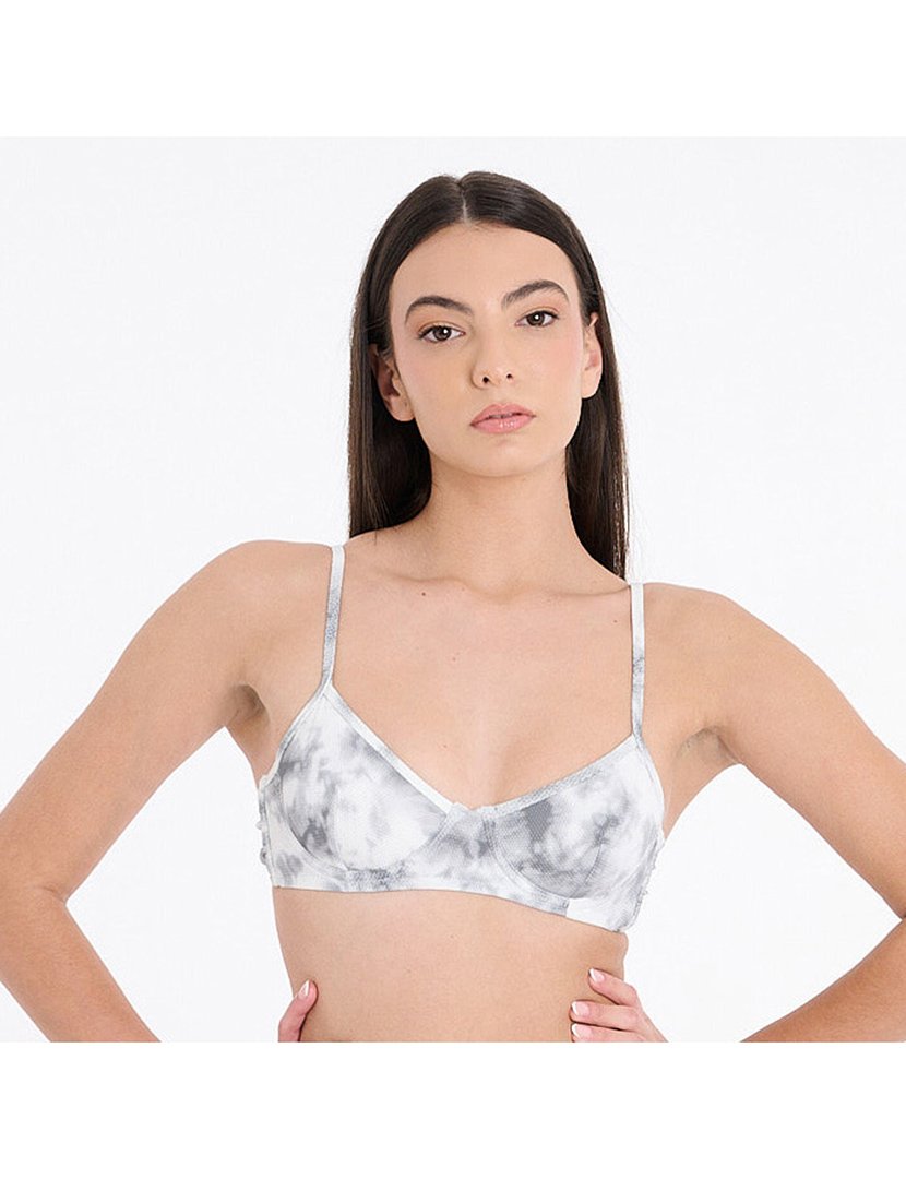 Soutien Biquíni Balconette Cinzento
