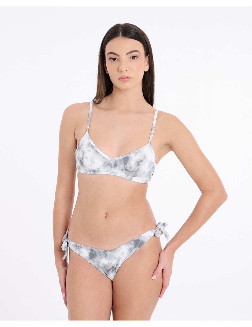 Soutien Biquíni Balconette Cinzento