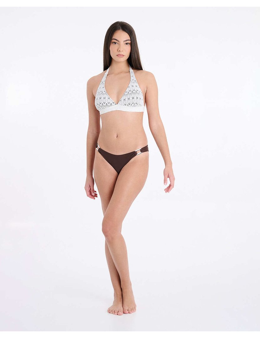 Soutien Biquíni Halter Rodas Castanho