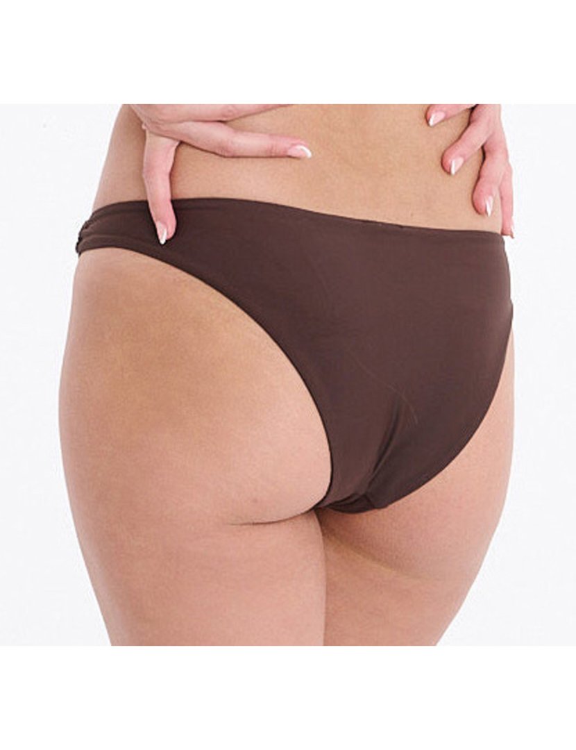 Cuecas Biquíni Slip Rodas Castanho
