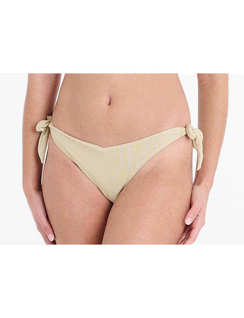 Cuecas Biquíni com Laços Capri Bege