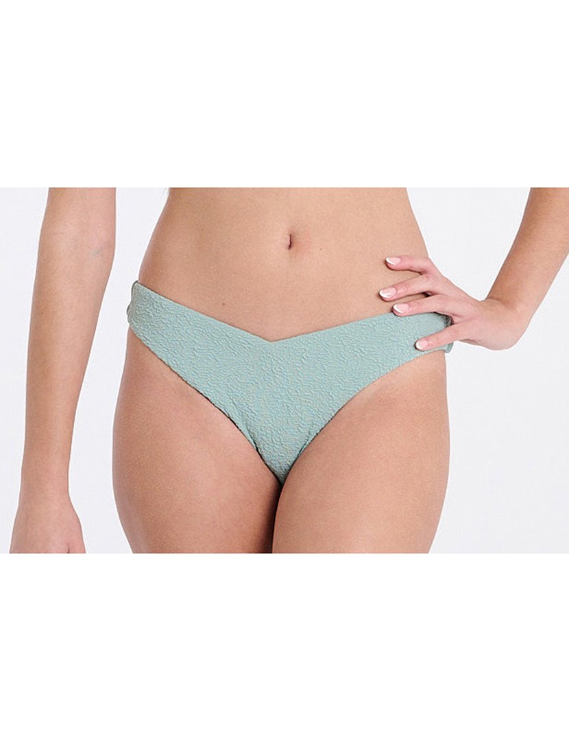 Cuecas Biquíni com Textura Verde